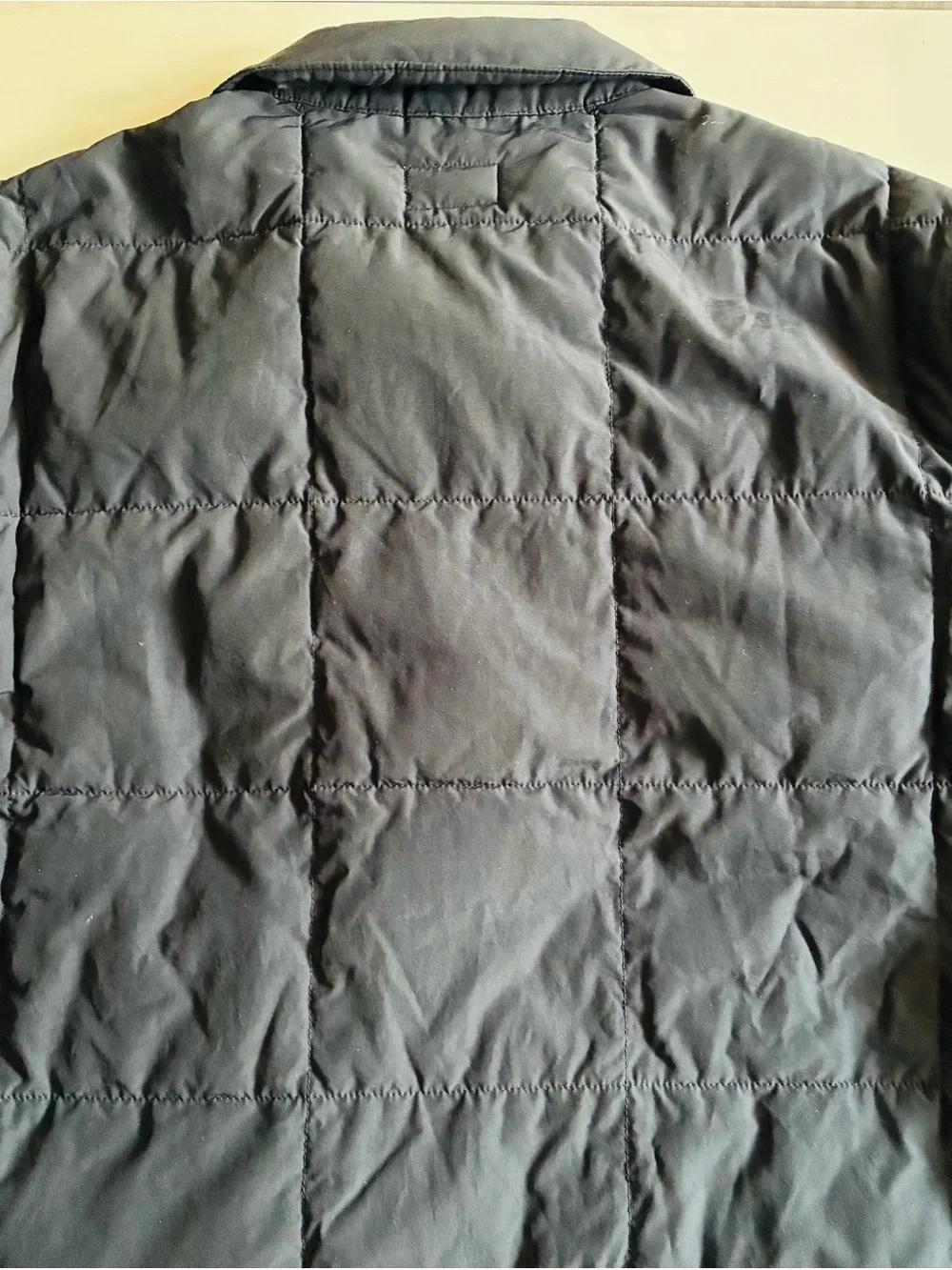 J. Crew Black Quilted Zip-Front Puffer Jacket